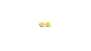 14kt Rose Gold Mini Citrine Studs