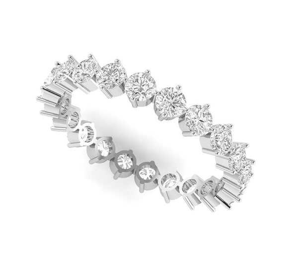 Modern Classic 1.60ct Round Brilliant Diamond Eternity Band in 14kt White Gold